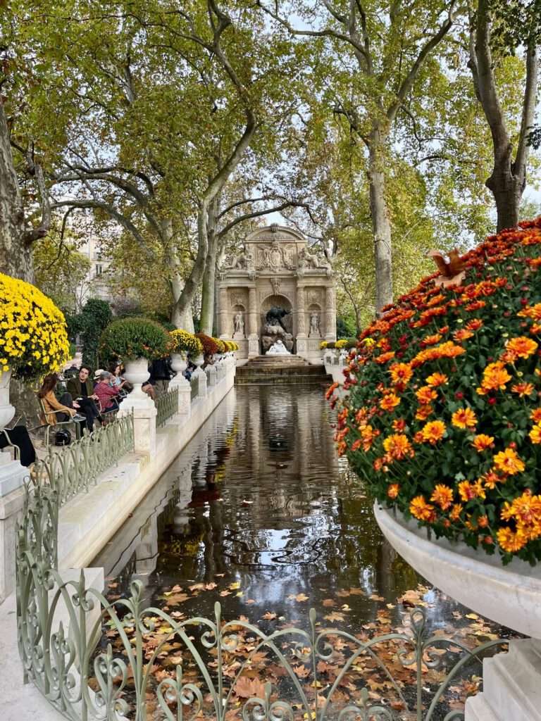 Jardin du Luxembourg herfstbeeld